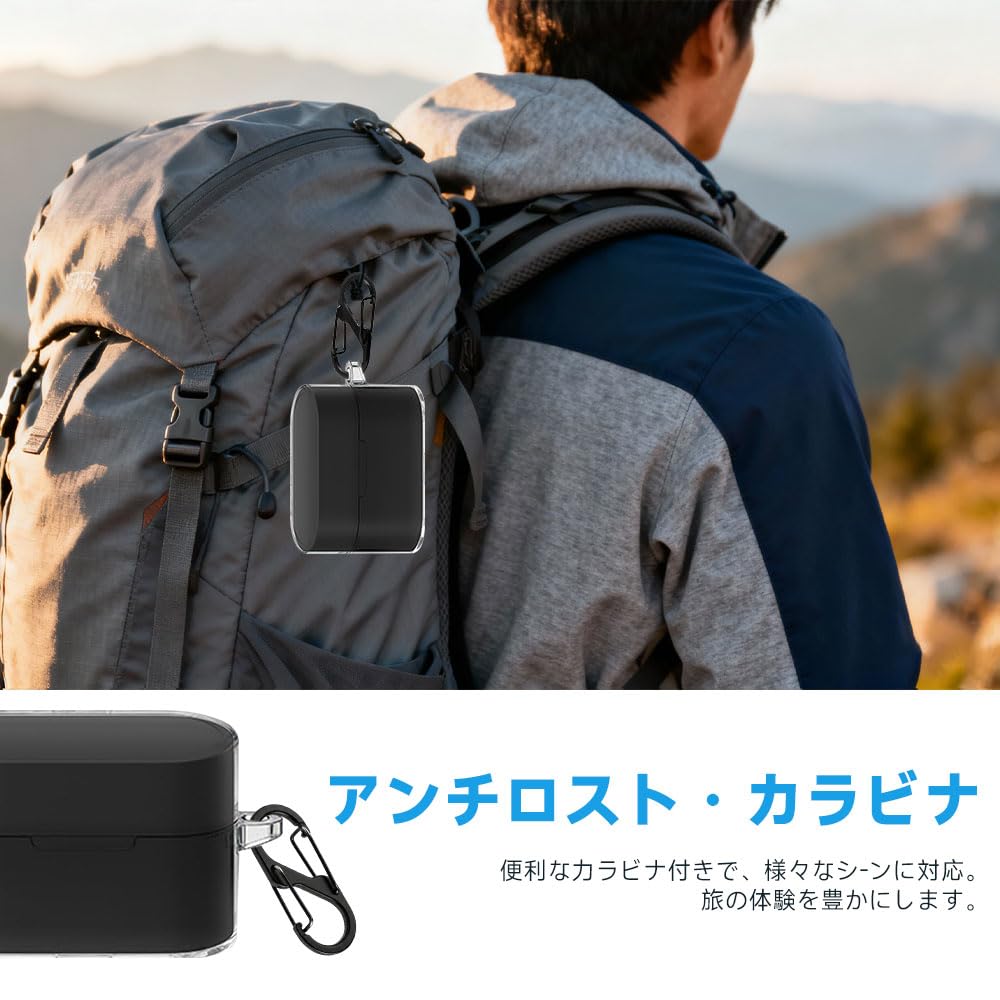 Amazon | JIAYJP For ケース WF-1000XM6 用 ケース全面保護透明 TPU